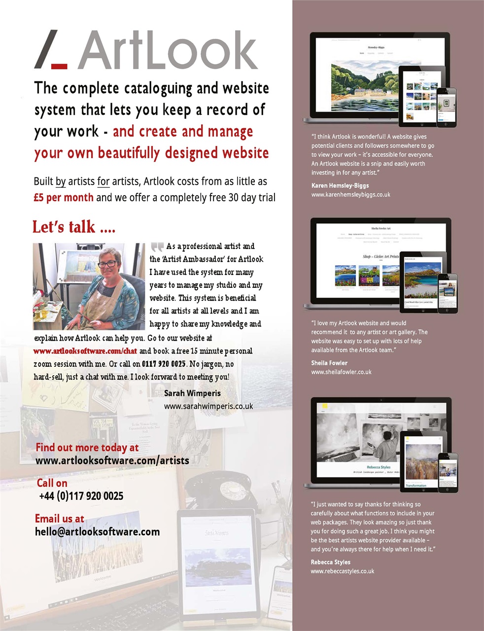 Artists & Illustrators Preview Pages