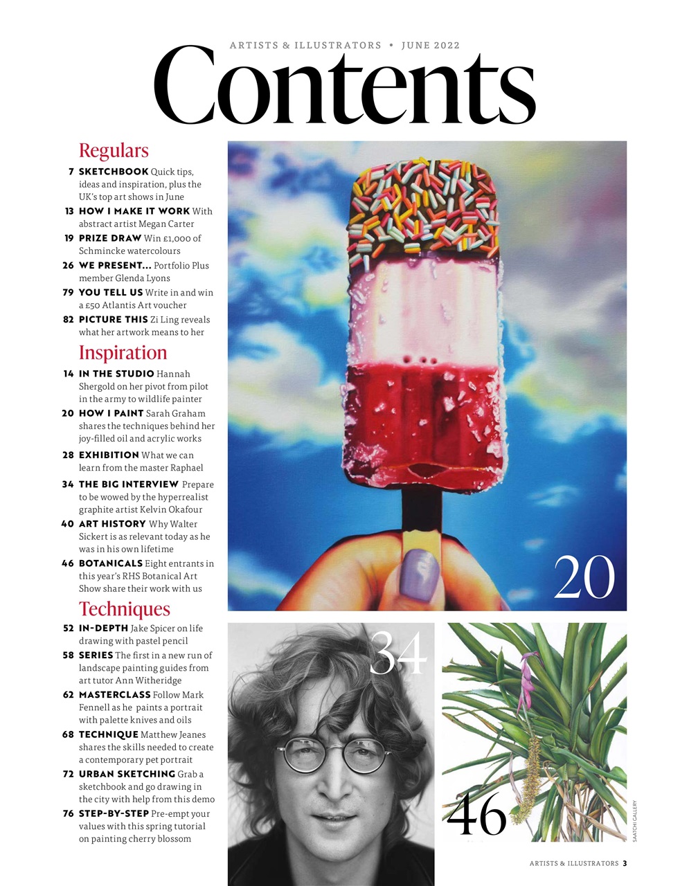 Artists & Illustrators Preview Pages