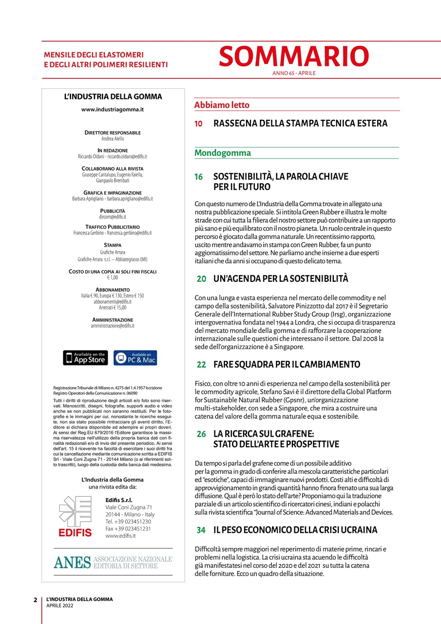 L’industria della Gomma Preview Pages