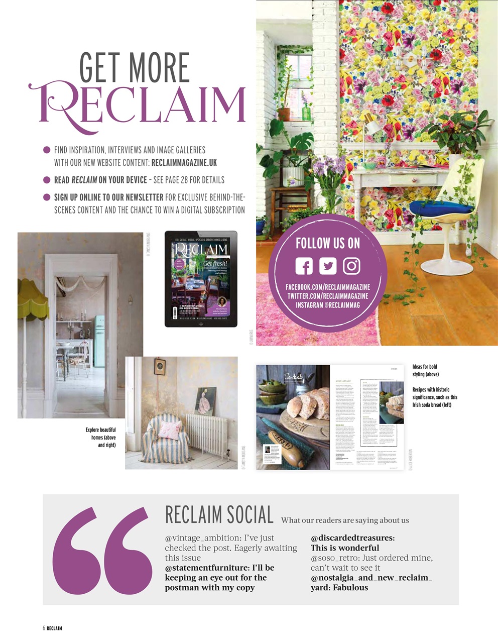 Reclaim Preview Pages