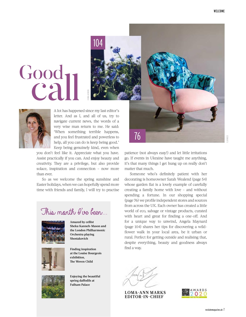 Reclaim Preview Pages