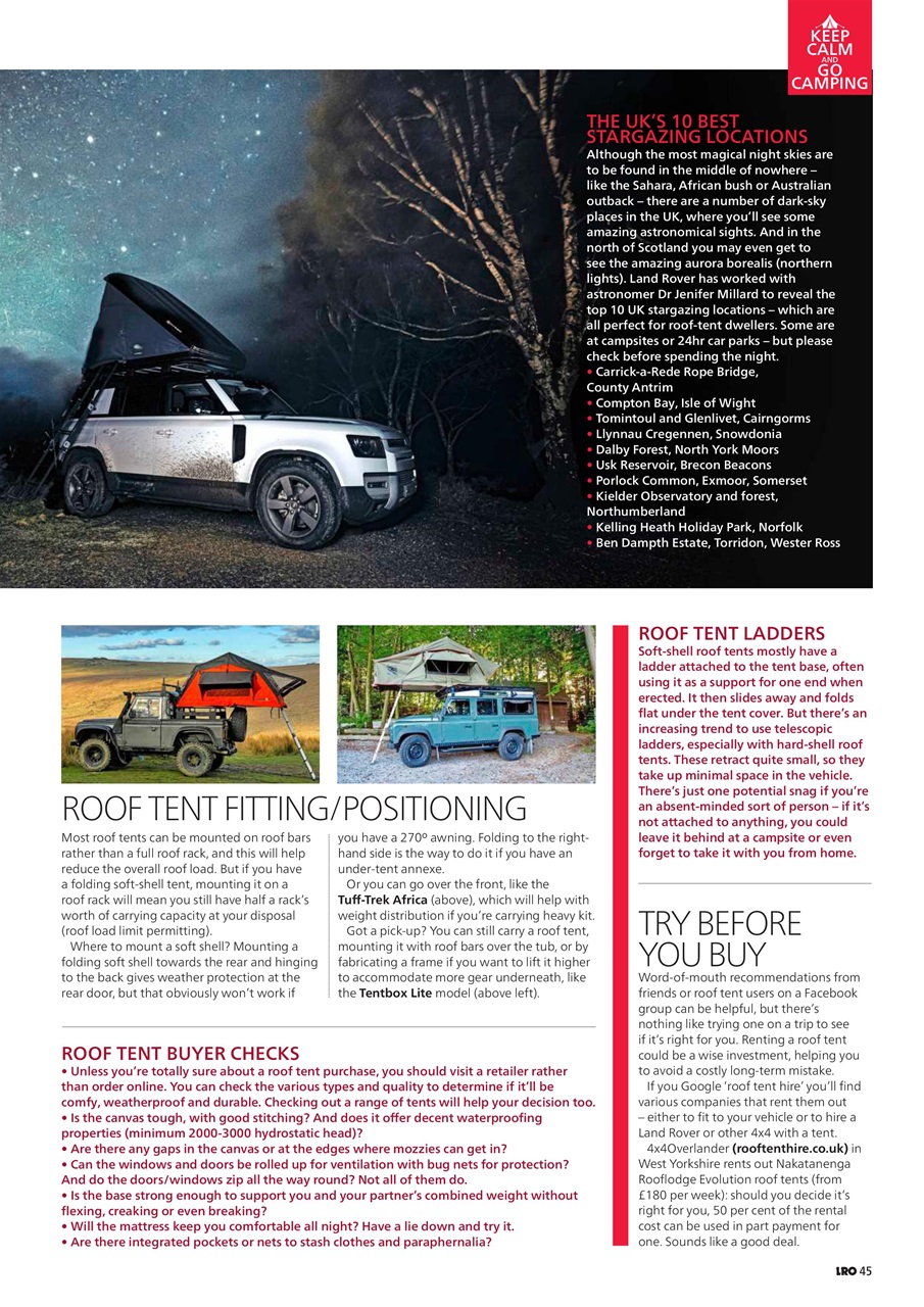 Land Rover Owner Preview Pages