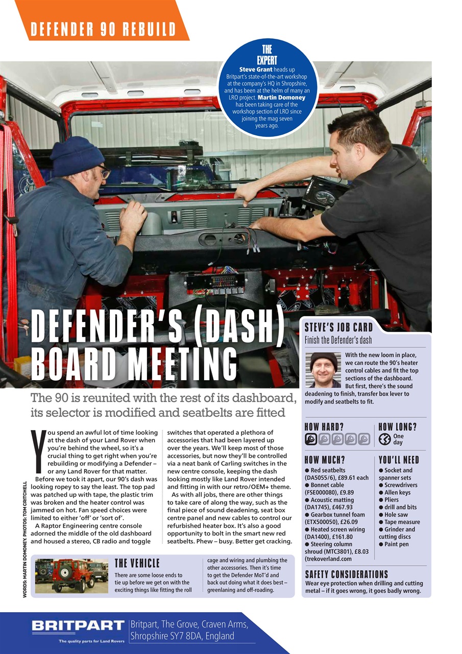 Land Rover Owner Preview Pages