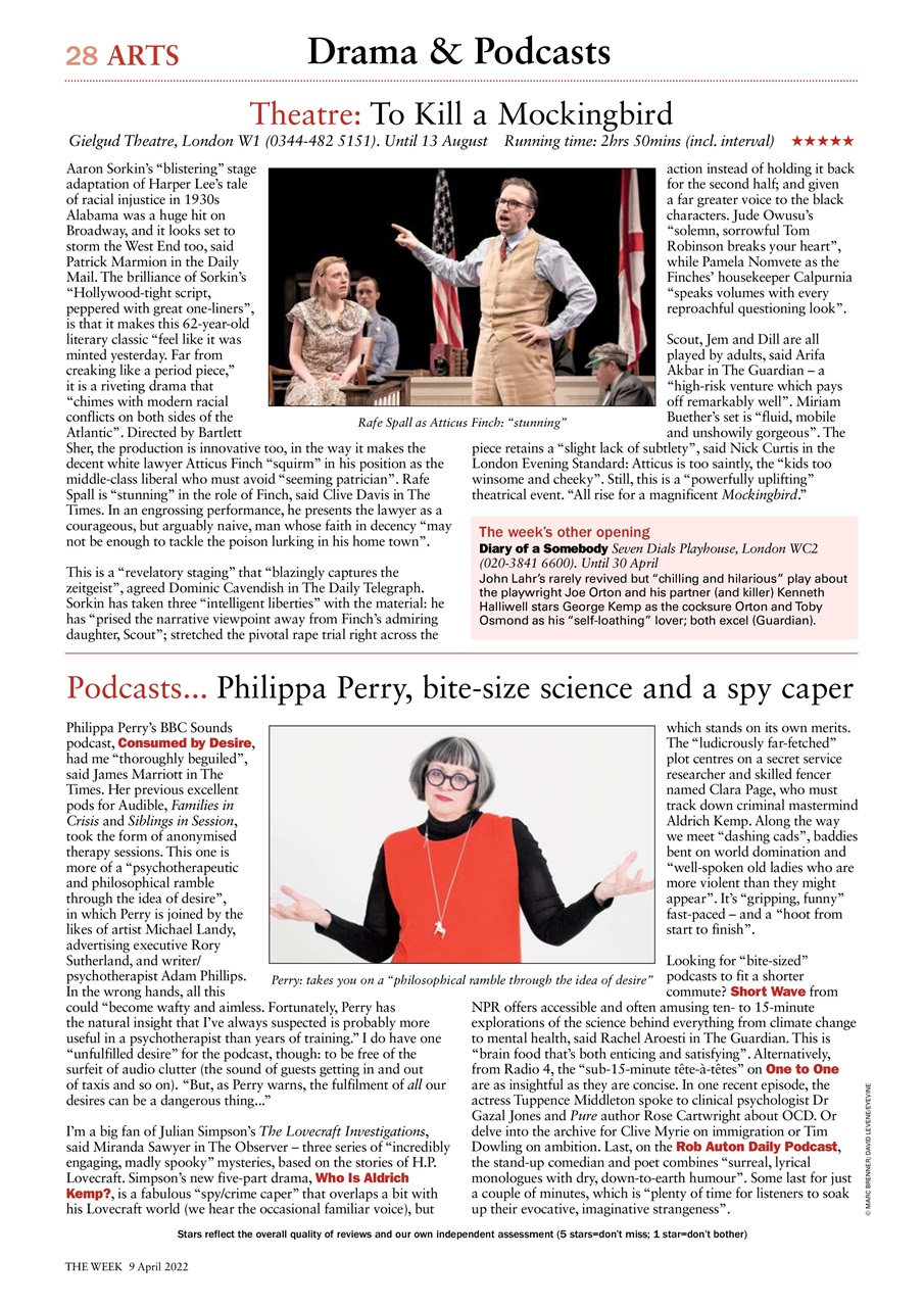 The Week Preview Pages