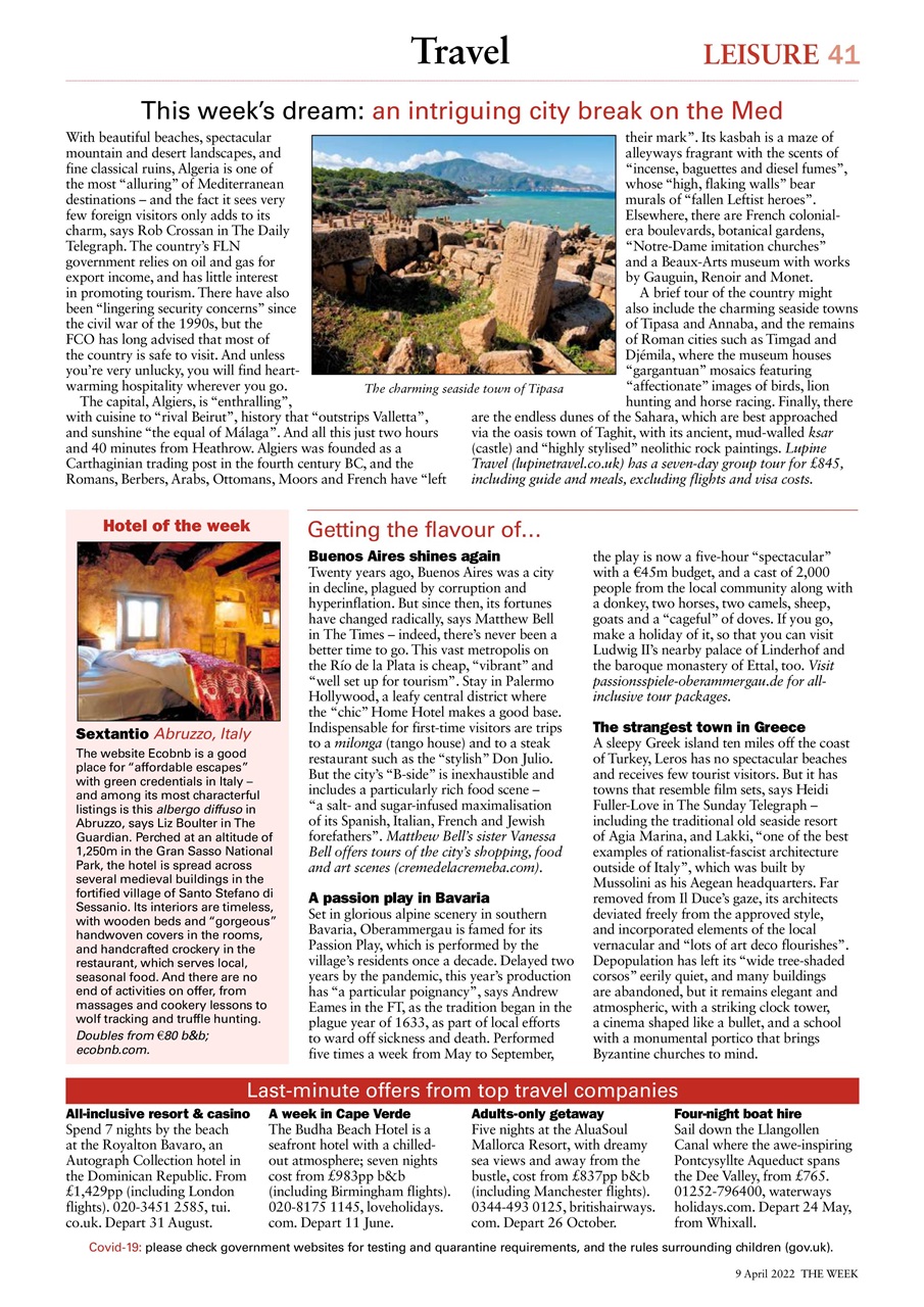 The Week Preview Pages