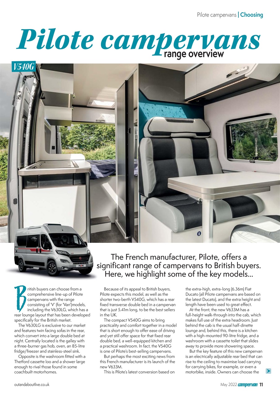 Campervan Preview Pages