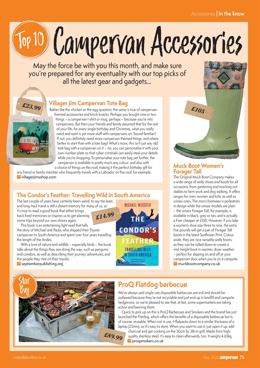 Campervan Preview Pages