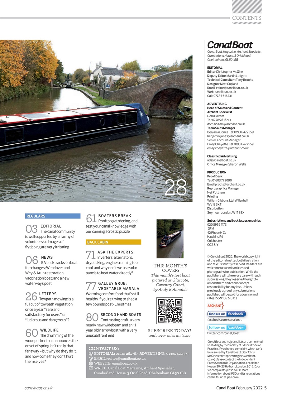 Canal Boat Preview Pages