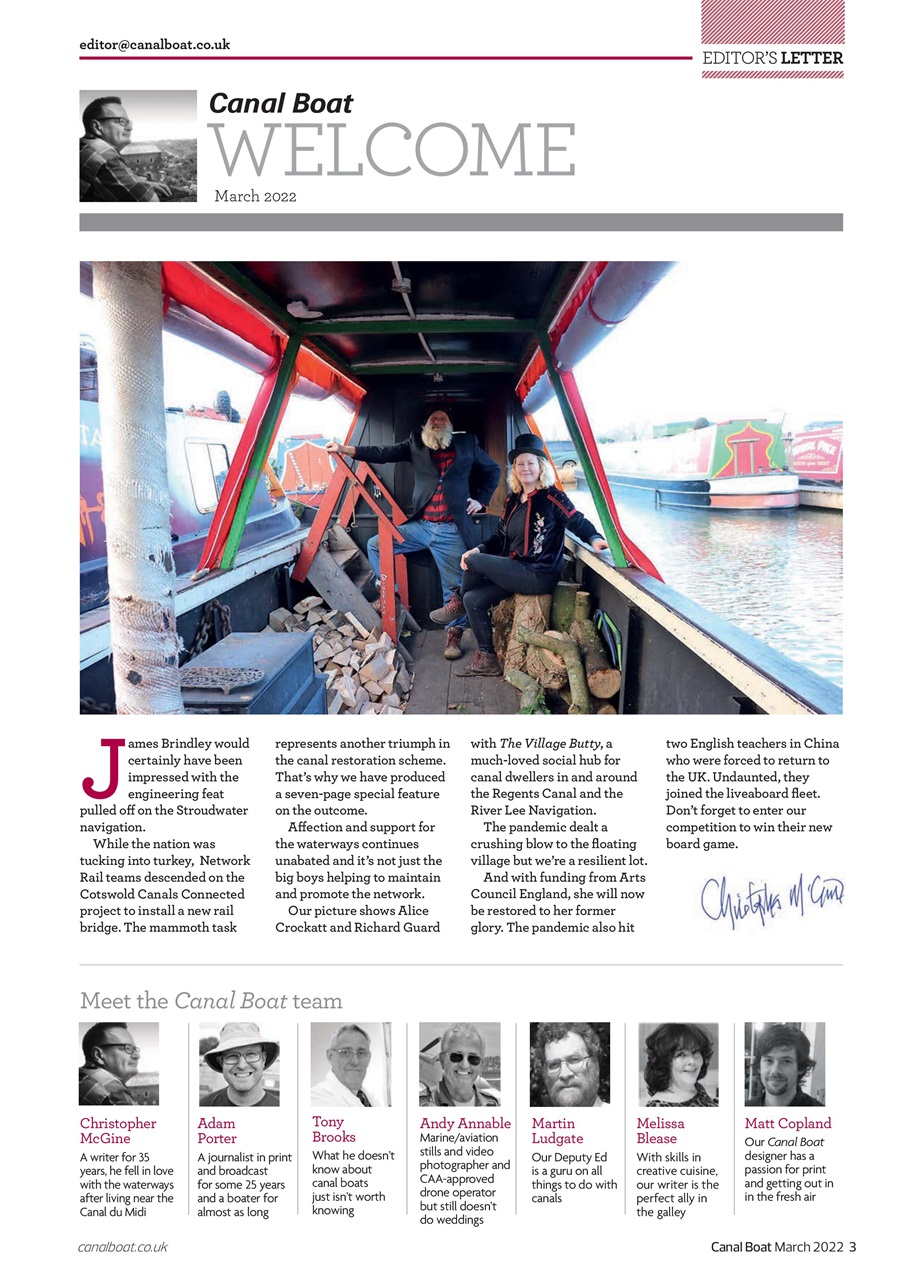 Canal Boat Preview Pages
