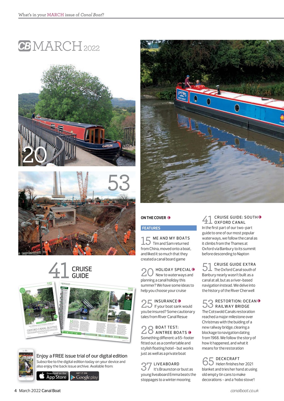 Canal Boat Preview Pages