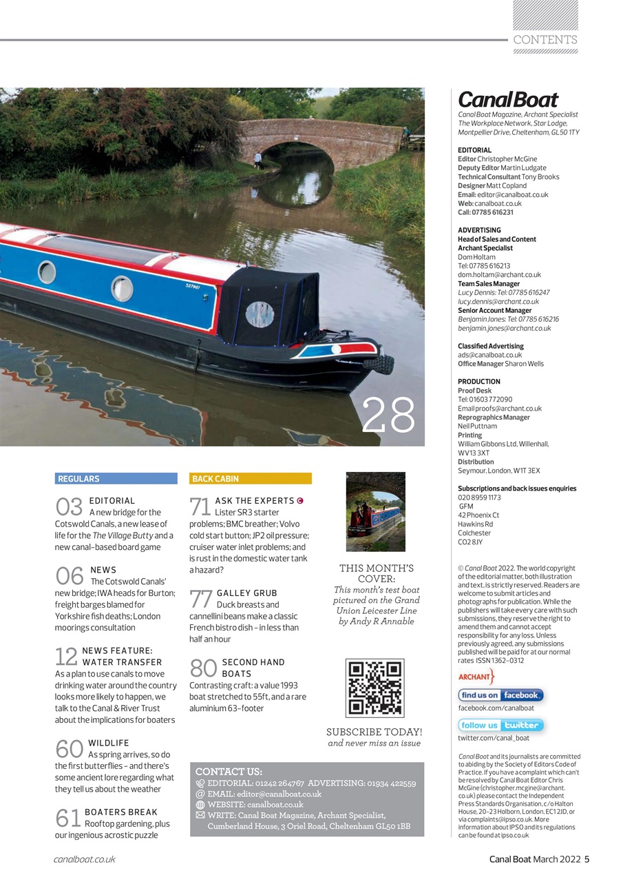 Canal Boat Preview Pages