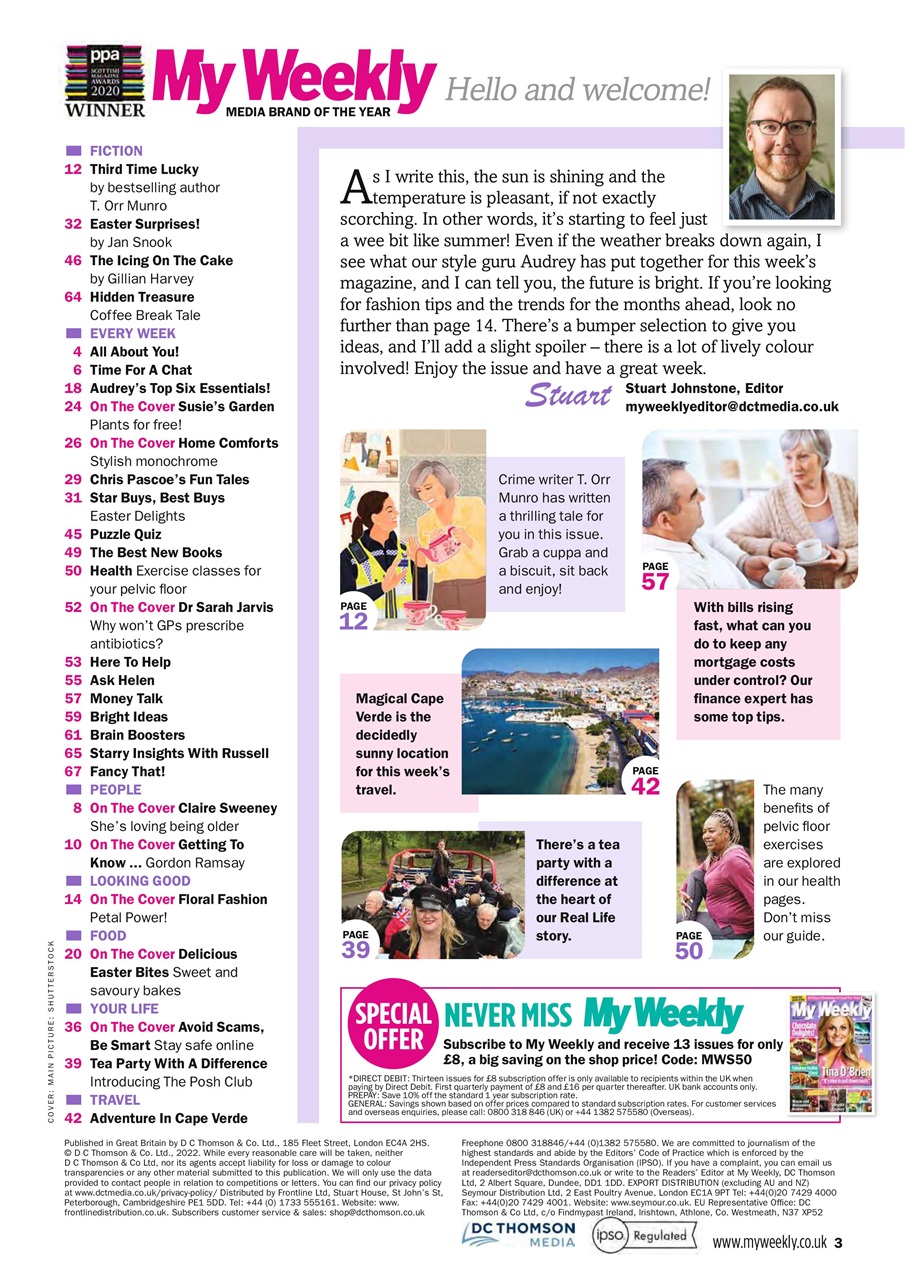 My Weekly Preview Pages