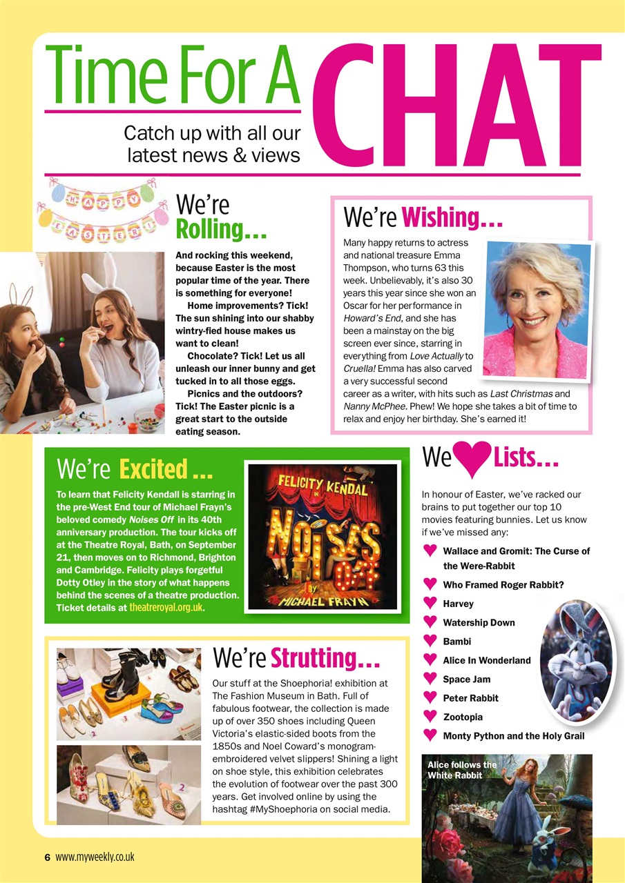 My Weekly Preview Pages