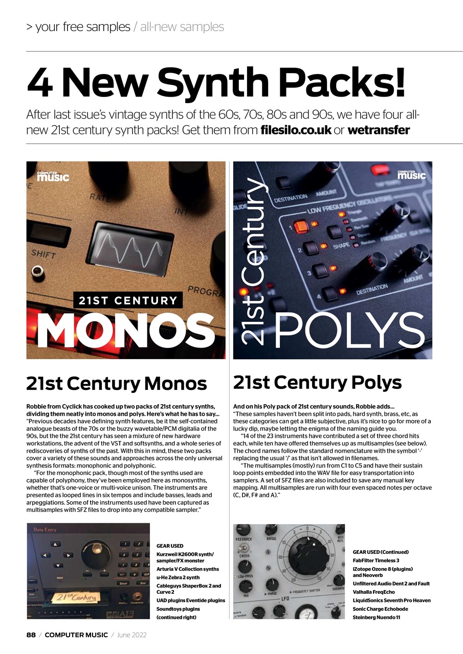 Computer Music Preview Pages