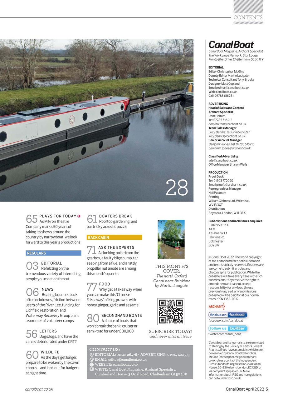 Canal Boat Preview Pages