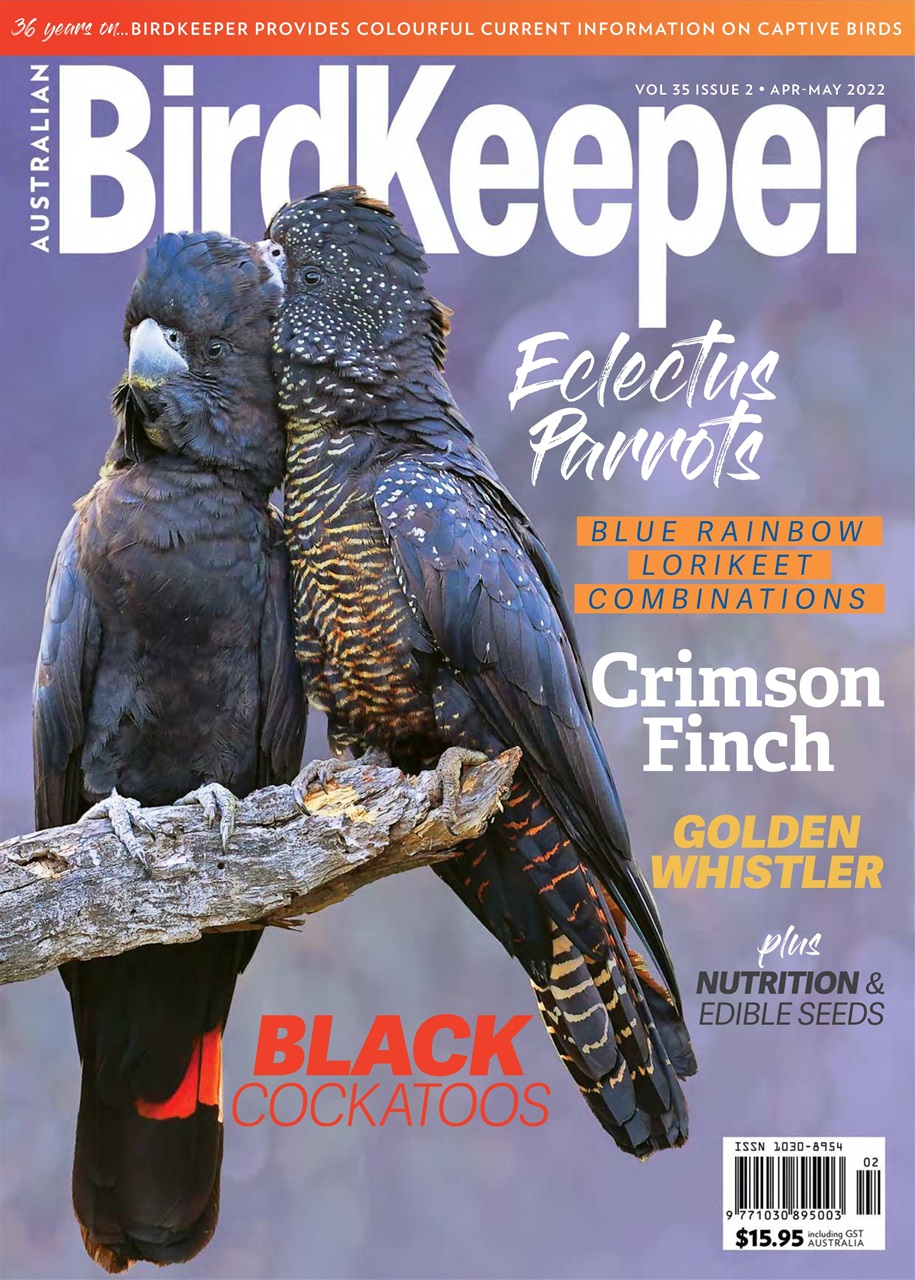 Australian Birdkeeper Magazine Preview Pages
