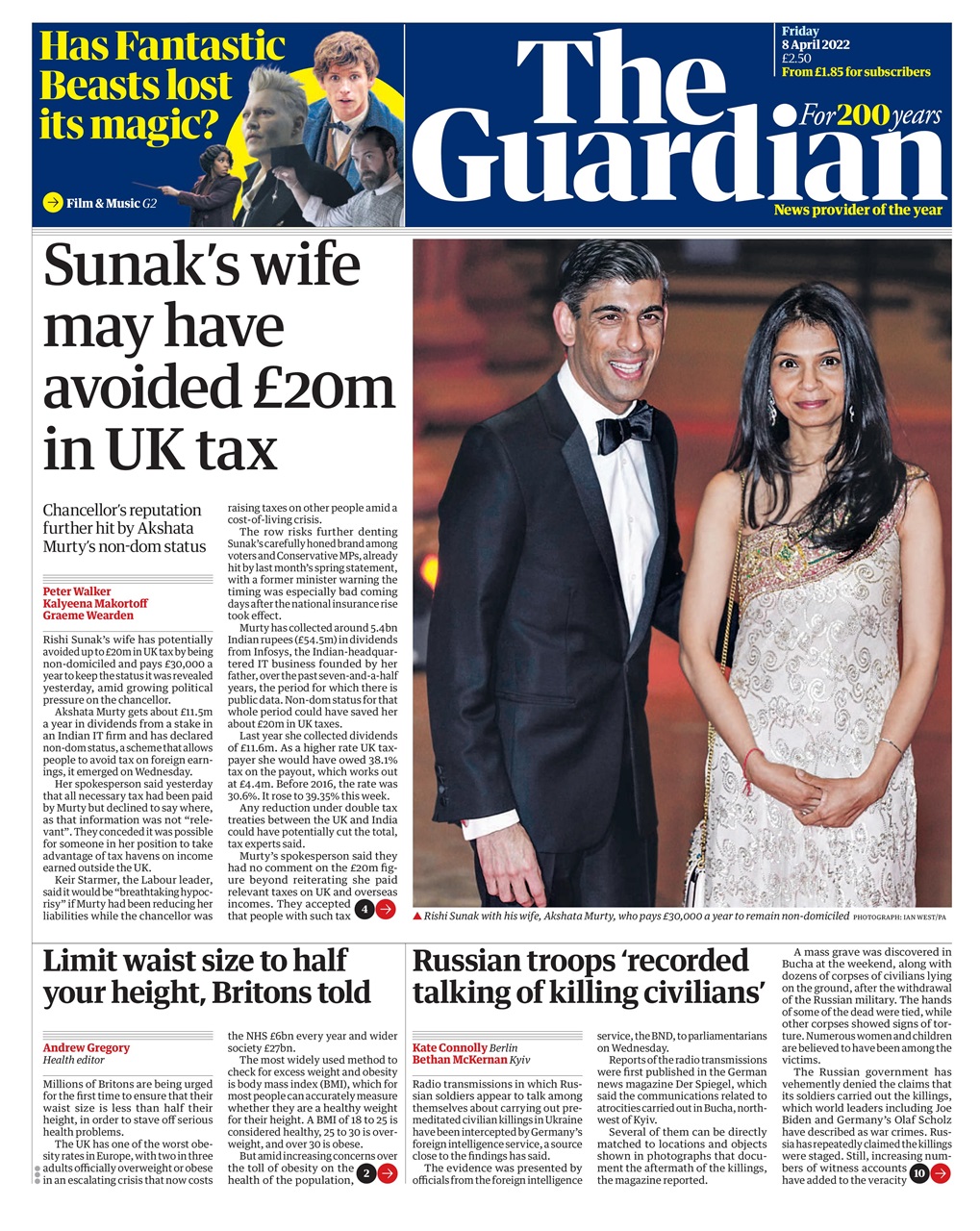 The Guardian Newspaper Preview Pages