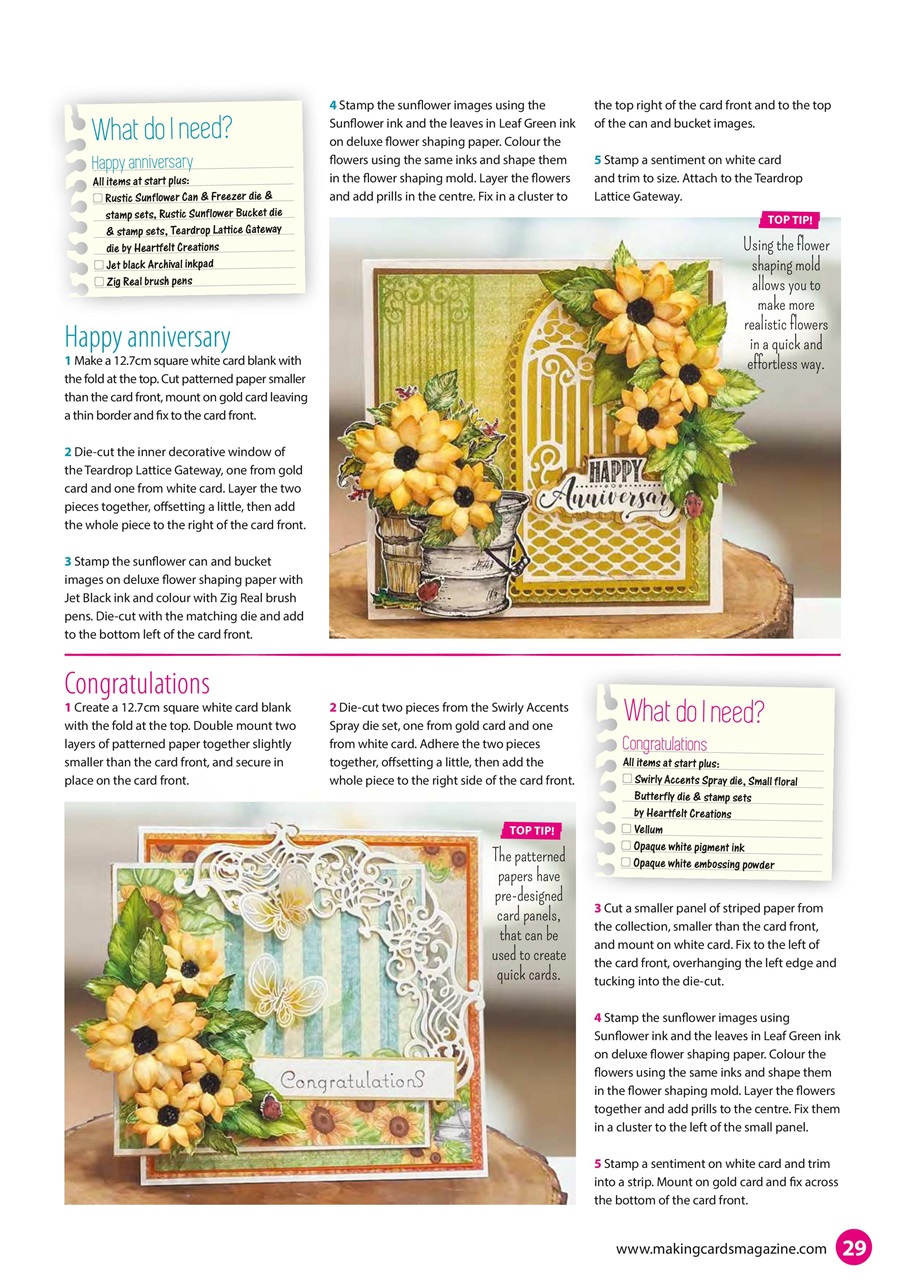 Making Cards & Papercraft Preview Pages