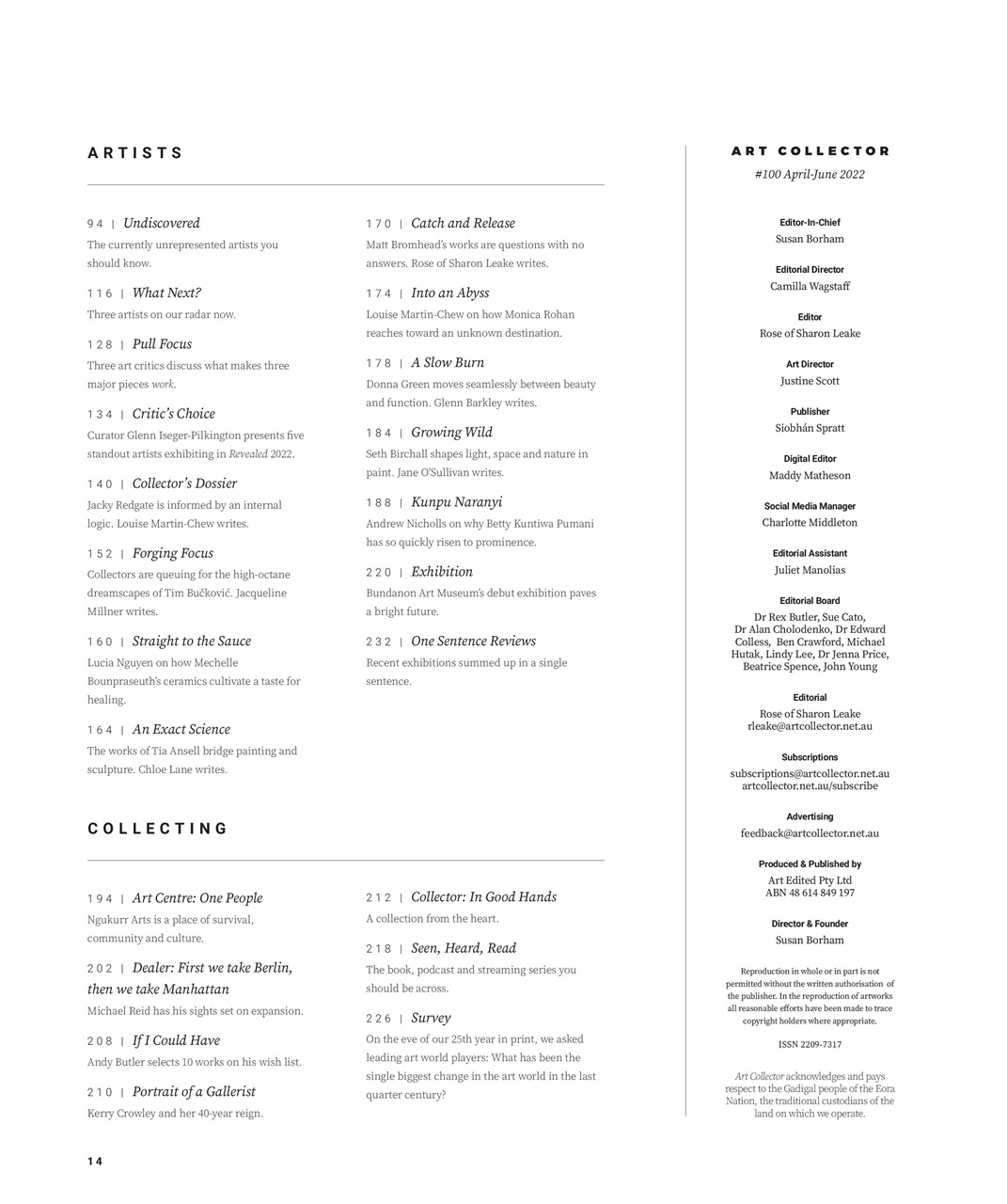 Art Collector Preview Pages