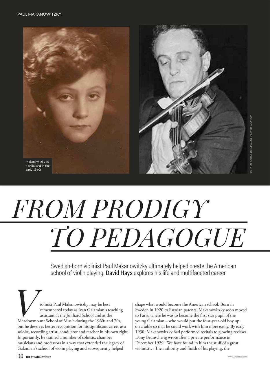 The Strad Preview Pages