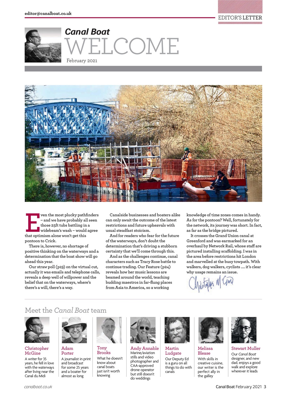 Canal Boat Preview Pages