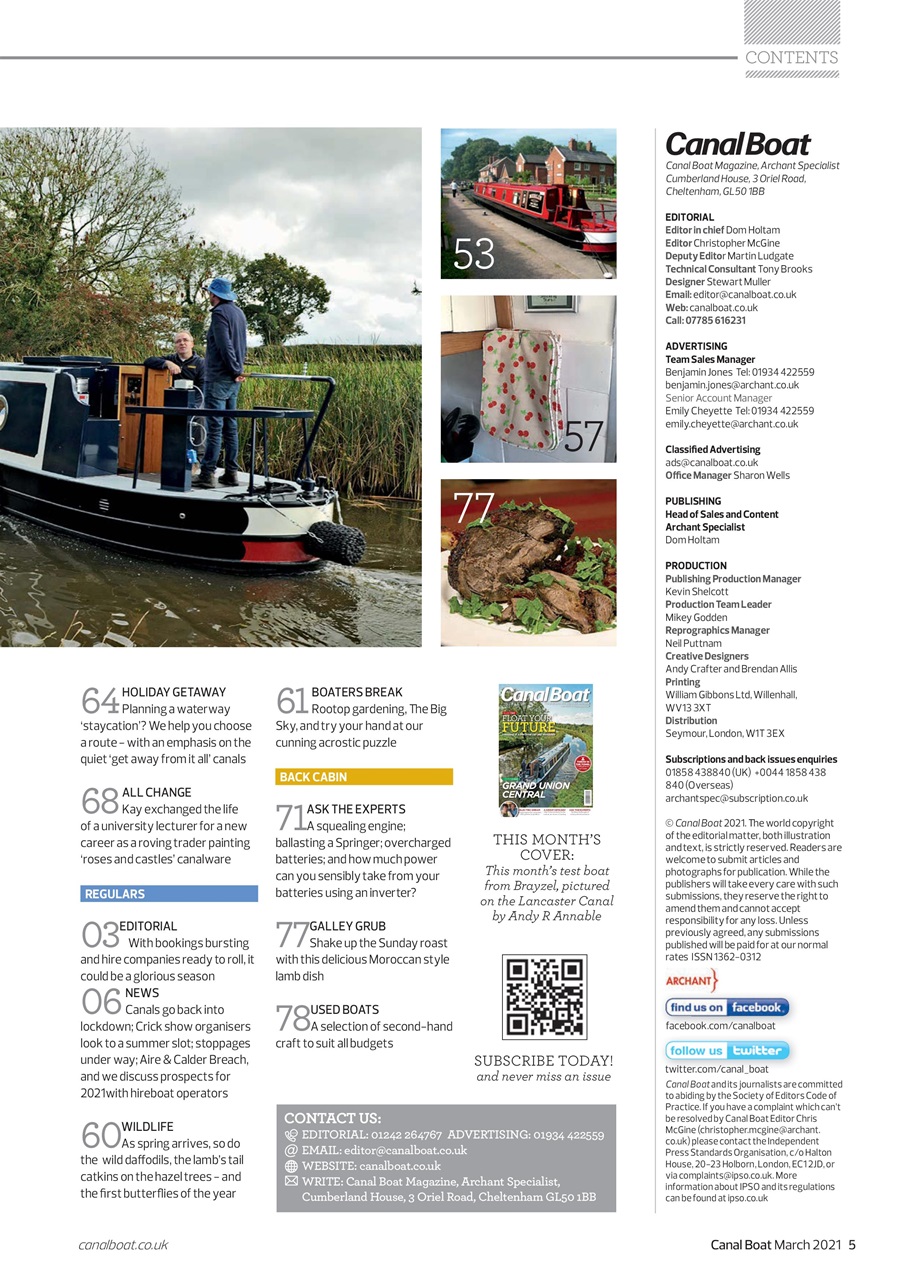 Canal Boat Preview Pages