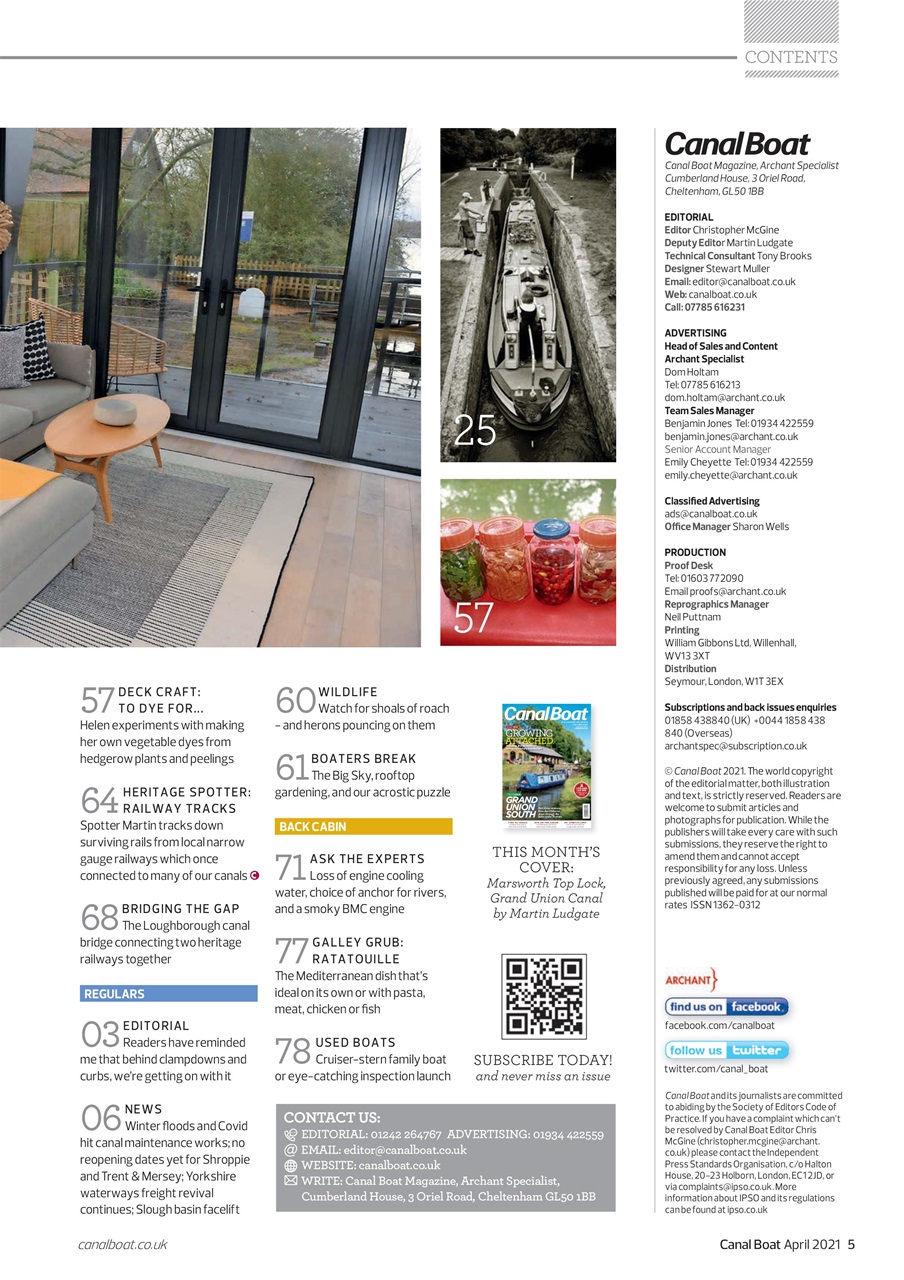 Canal Boat Preview Pages