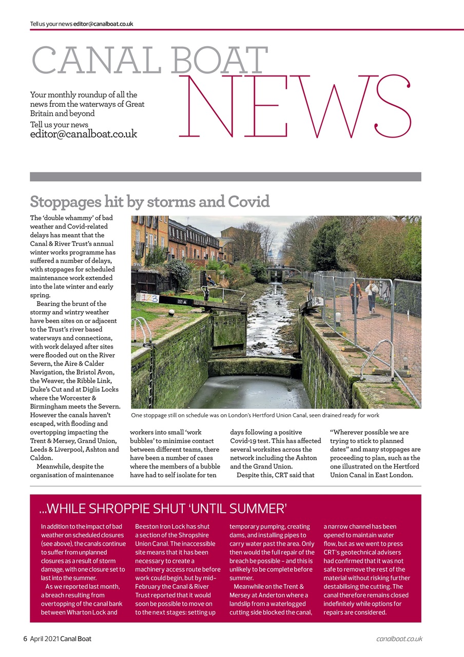 Canal Boat Preview Pages