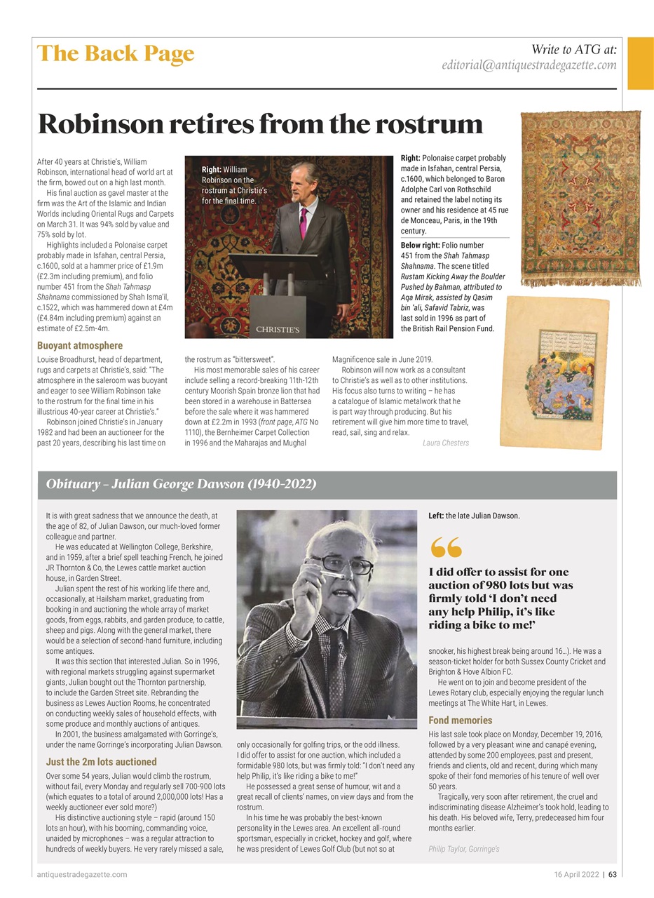 Antiques Trade Gazette Preview Pages