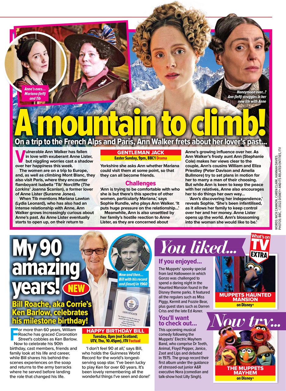 What's on TV Preview Pages