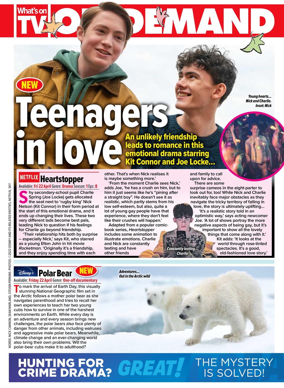 What's on TV Preview Pages