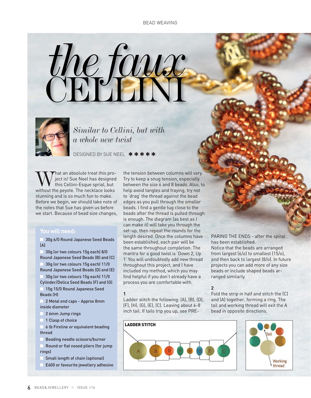 Bead & Jewellery Magazine Preview Pages