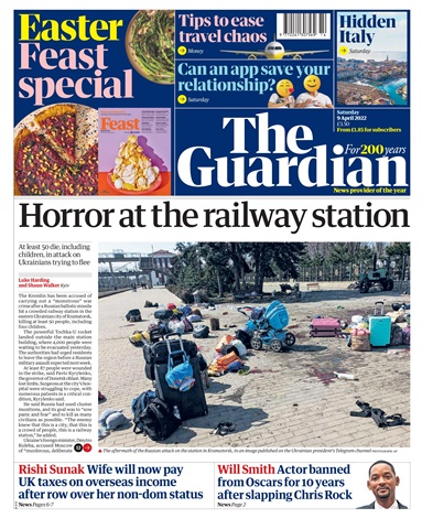 The Guardian Newspaper issue Saturday, April 9, 2022