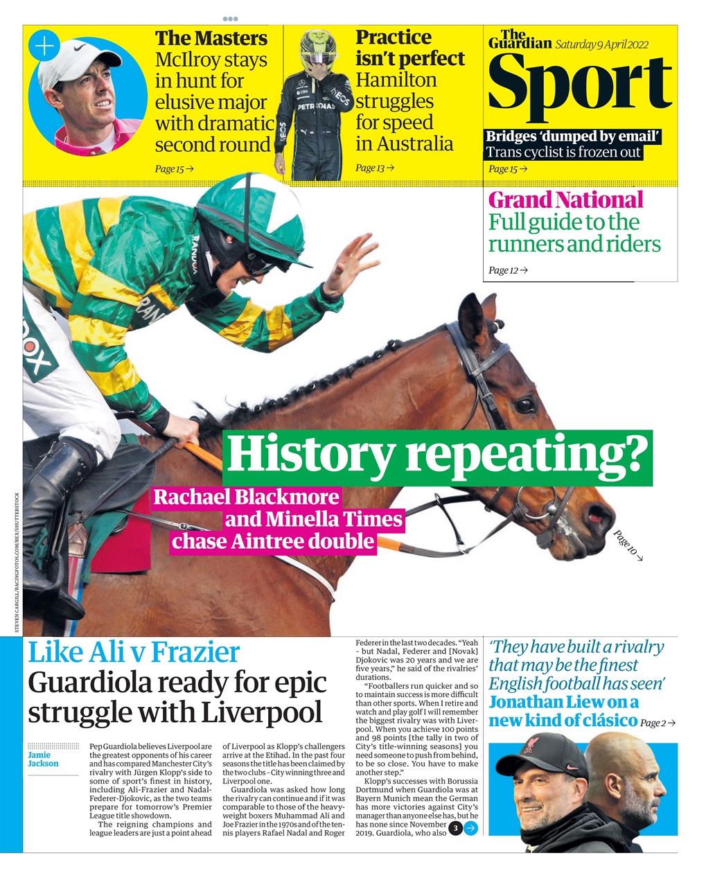 The Guardian Newspaper Preview Pages