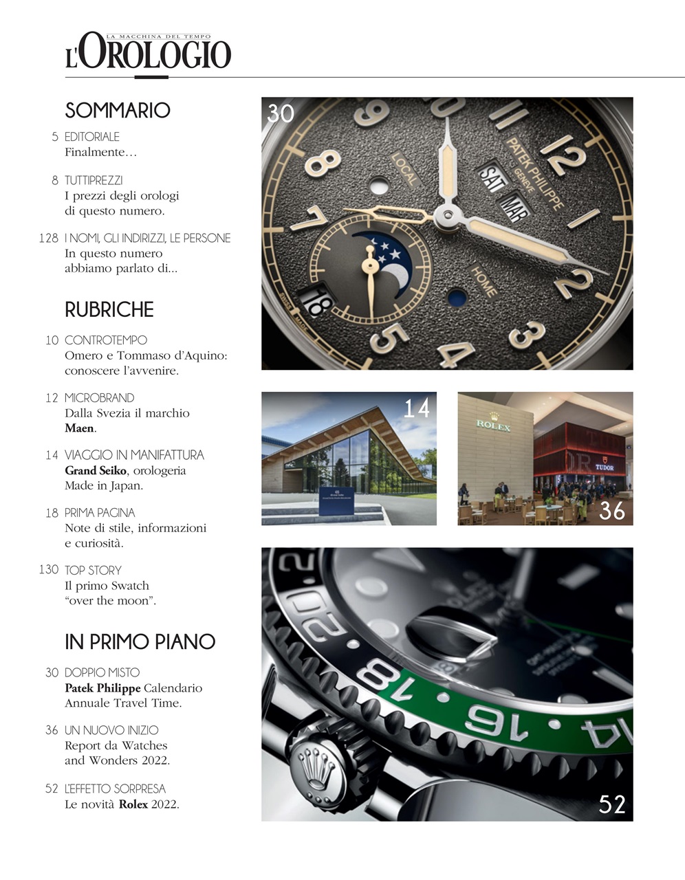 L'Orologio Preview Pages