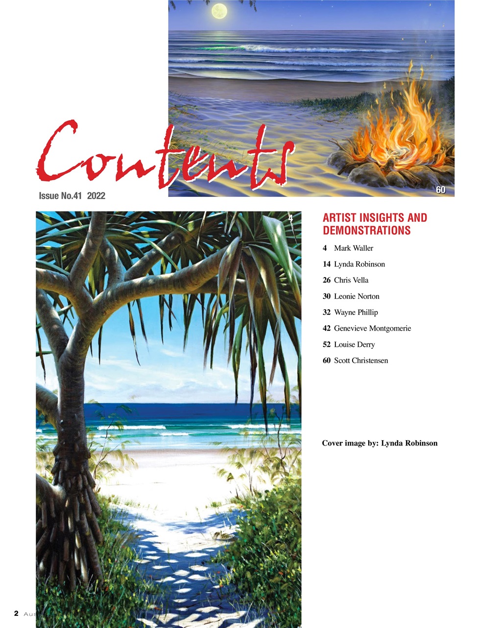 Australian How to Paint Preview Pages