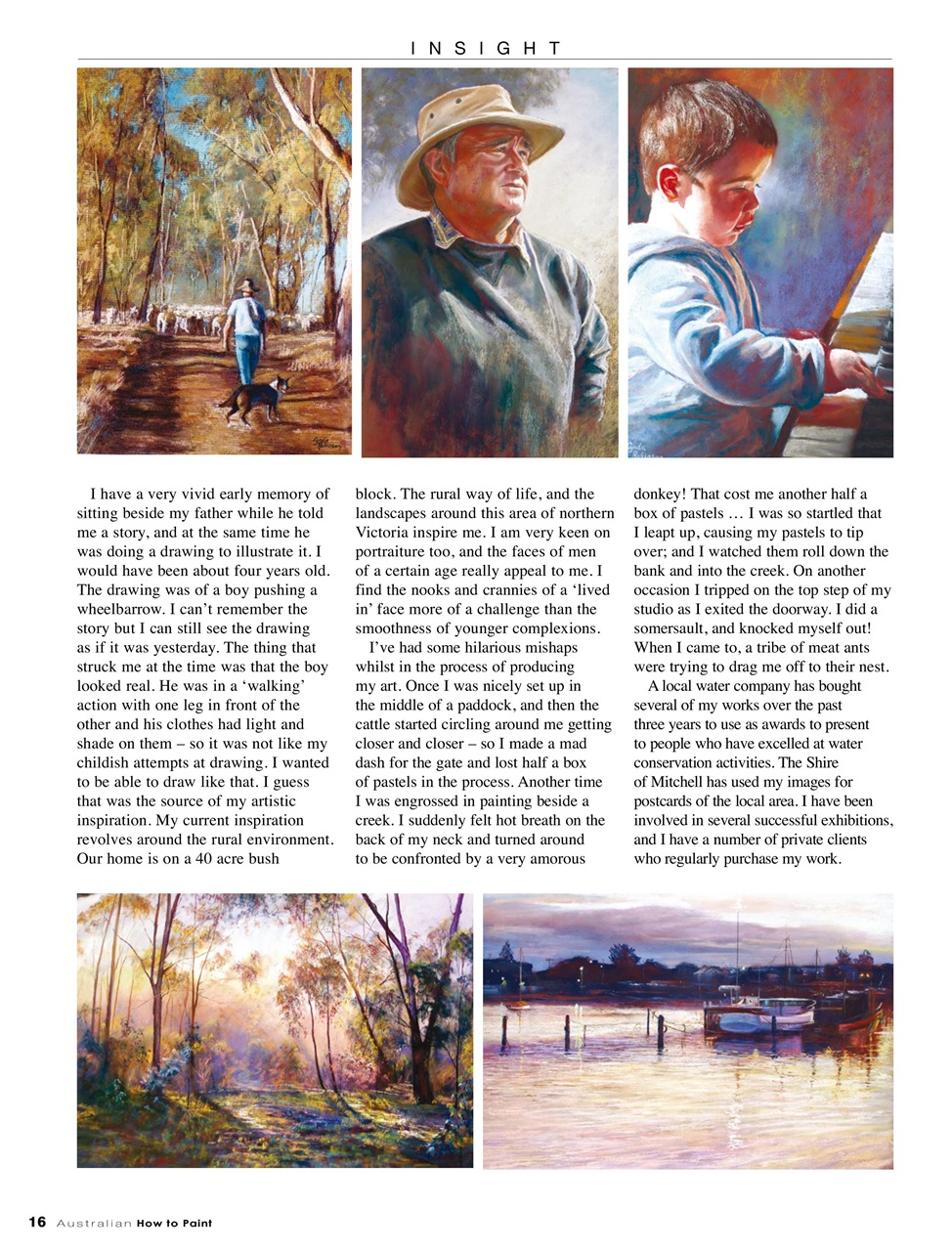 Australian How to Paint Preview Pages