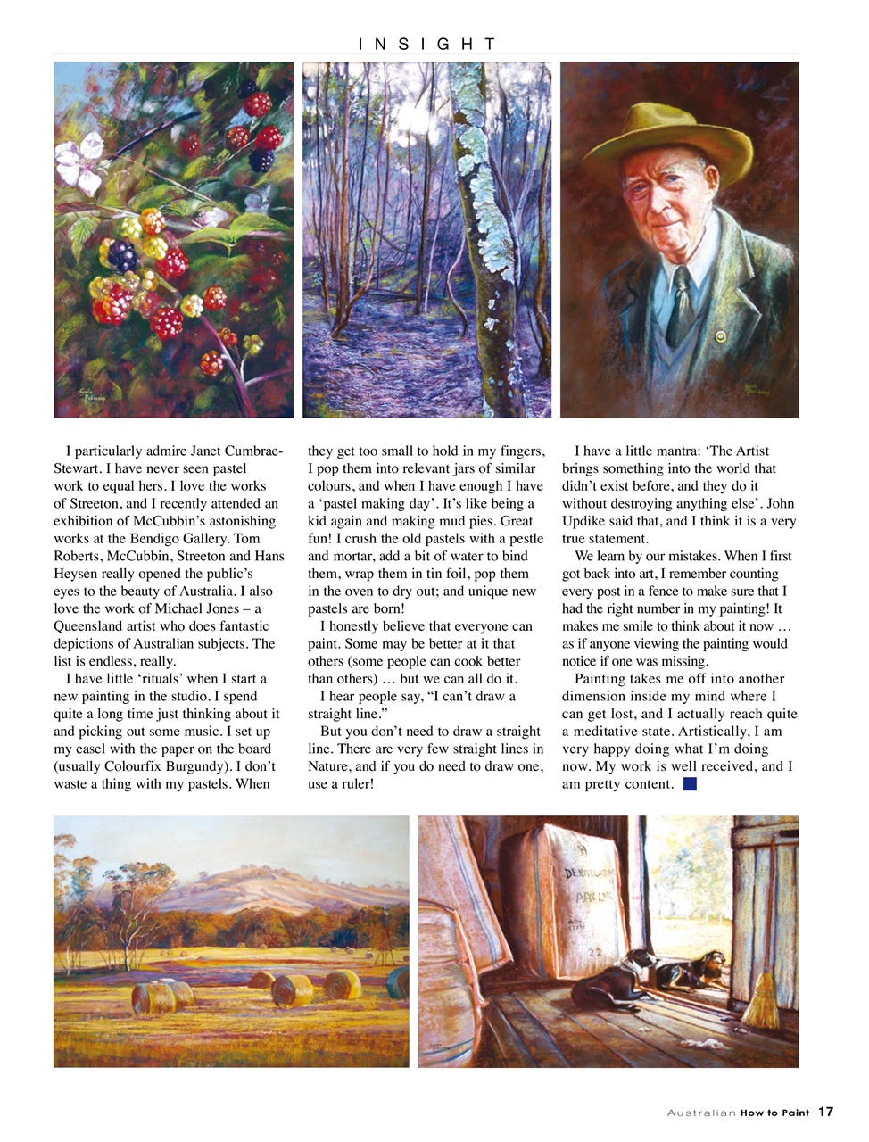 Australian How to Paint Preview Pages