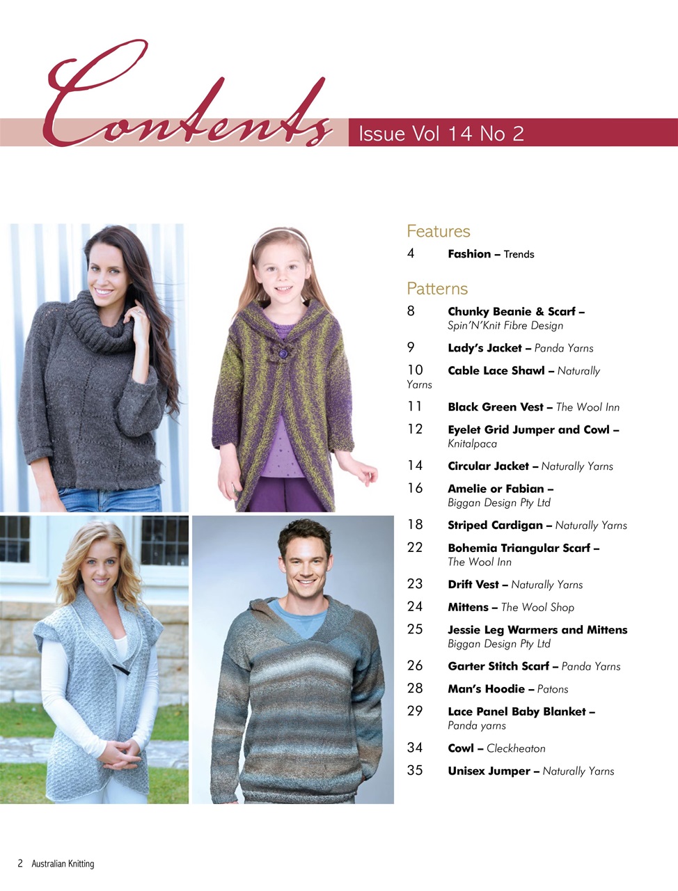 Australian Knitting Preview Pages