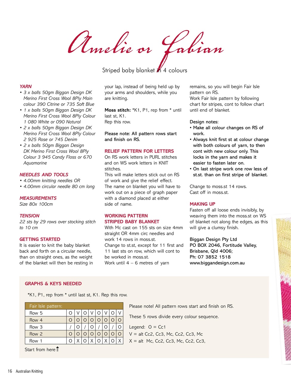 Australian Knitting Preview Pages