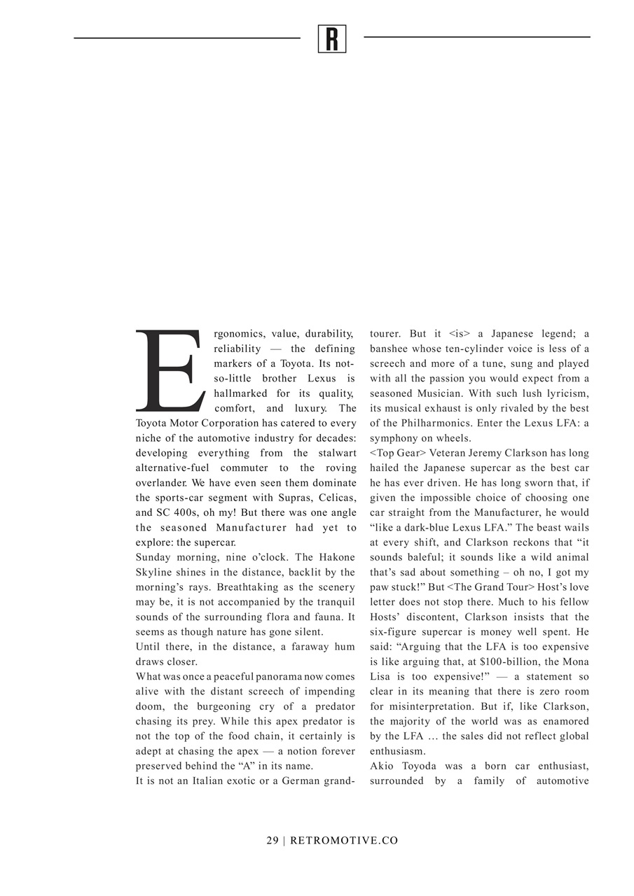 Retromotive Preview Pages