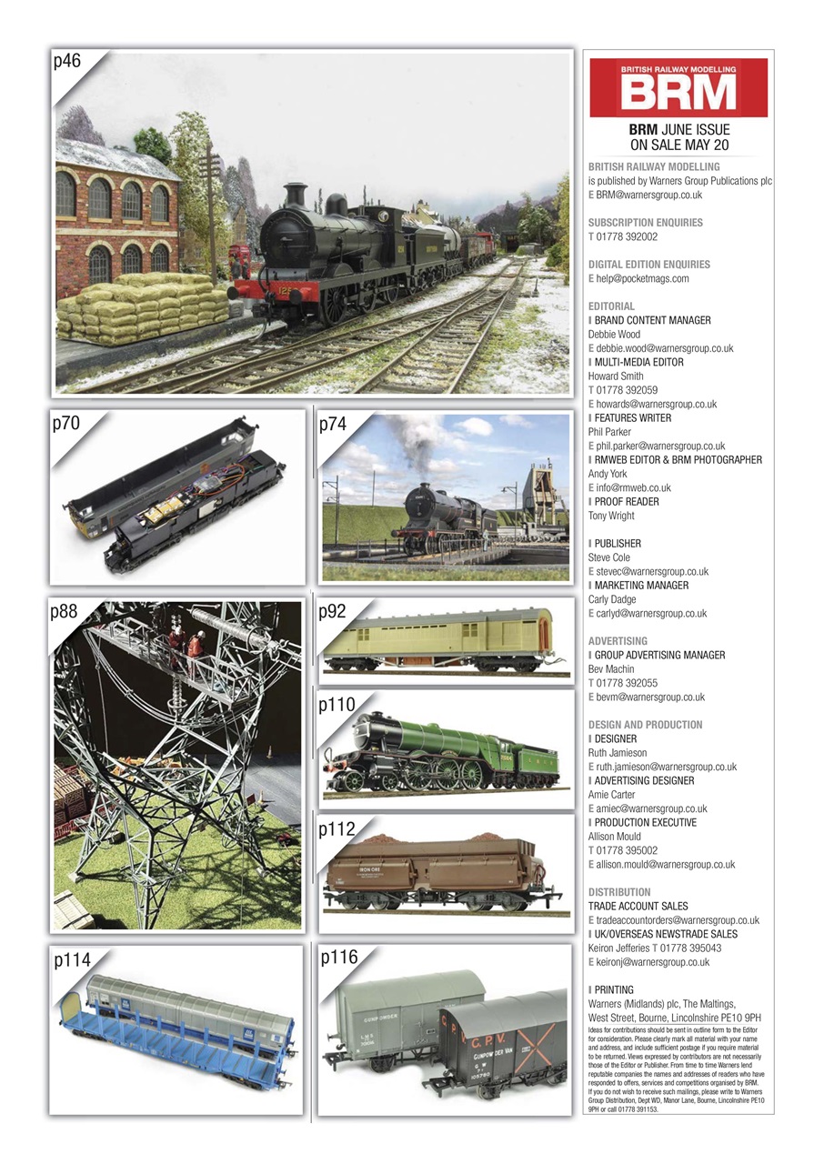 British Railway Modelling (BRM) Preview Pages