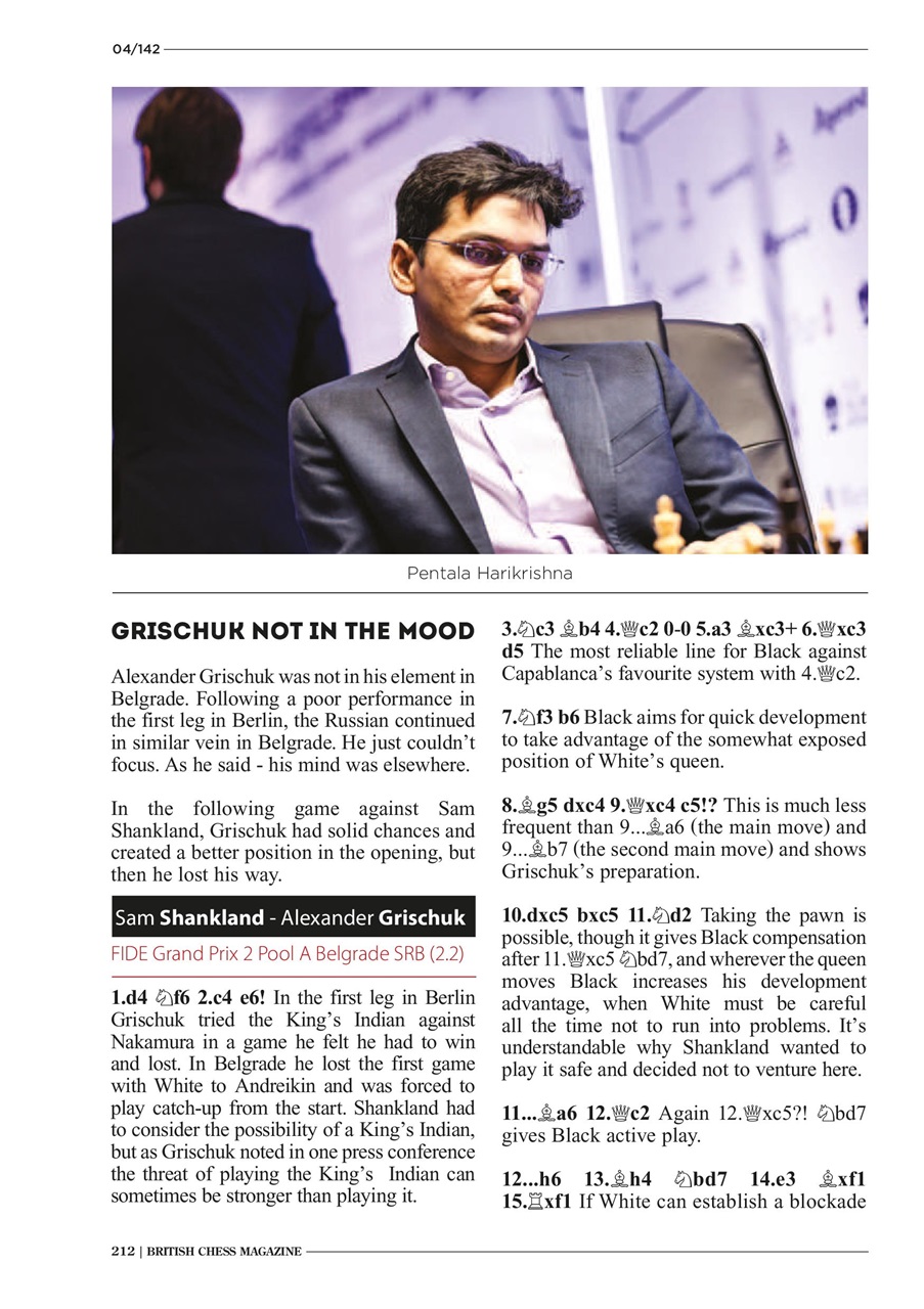 British Chess Magazine Preview Pages