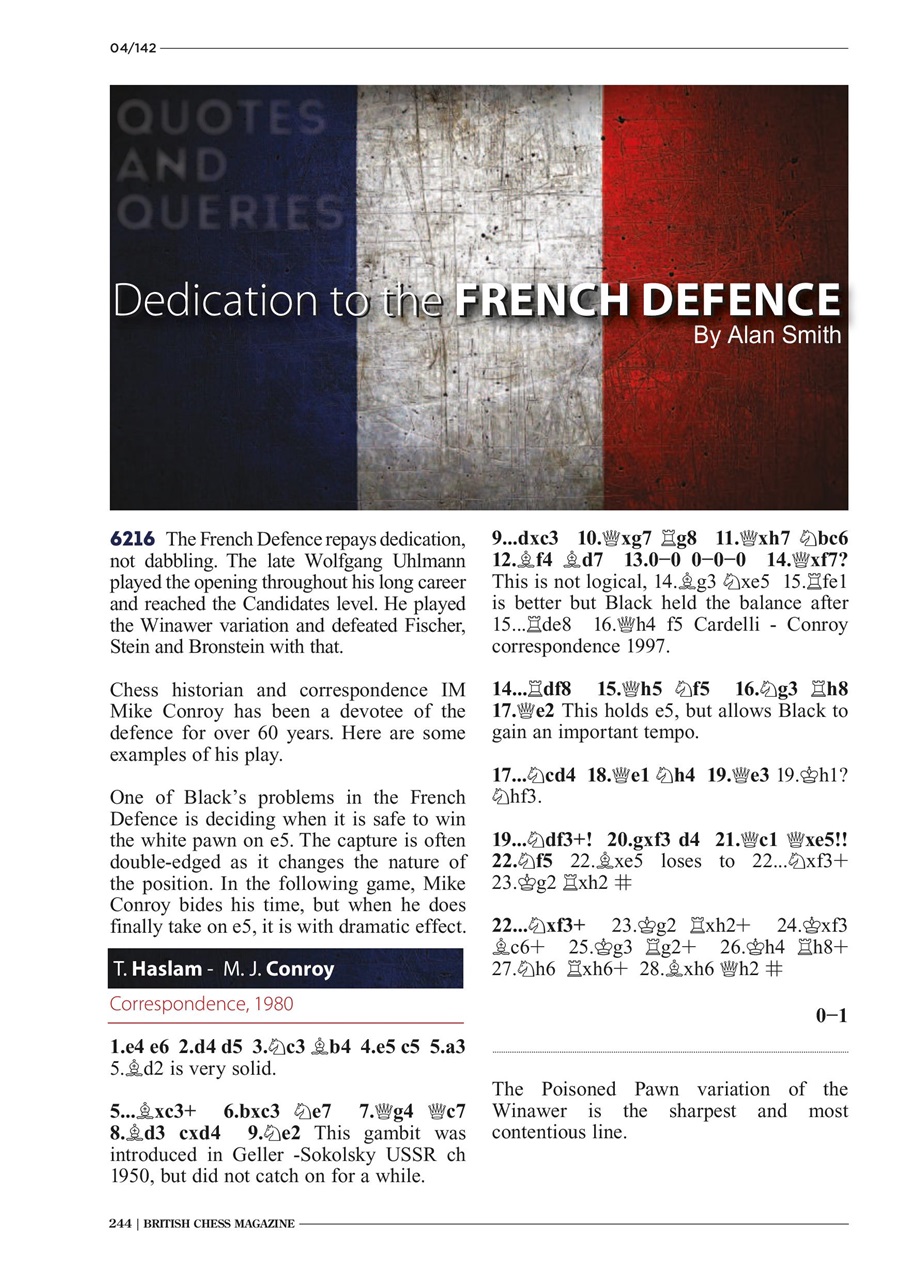 British Chess Magazine Preview Pages