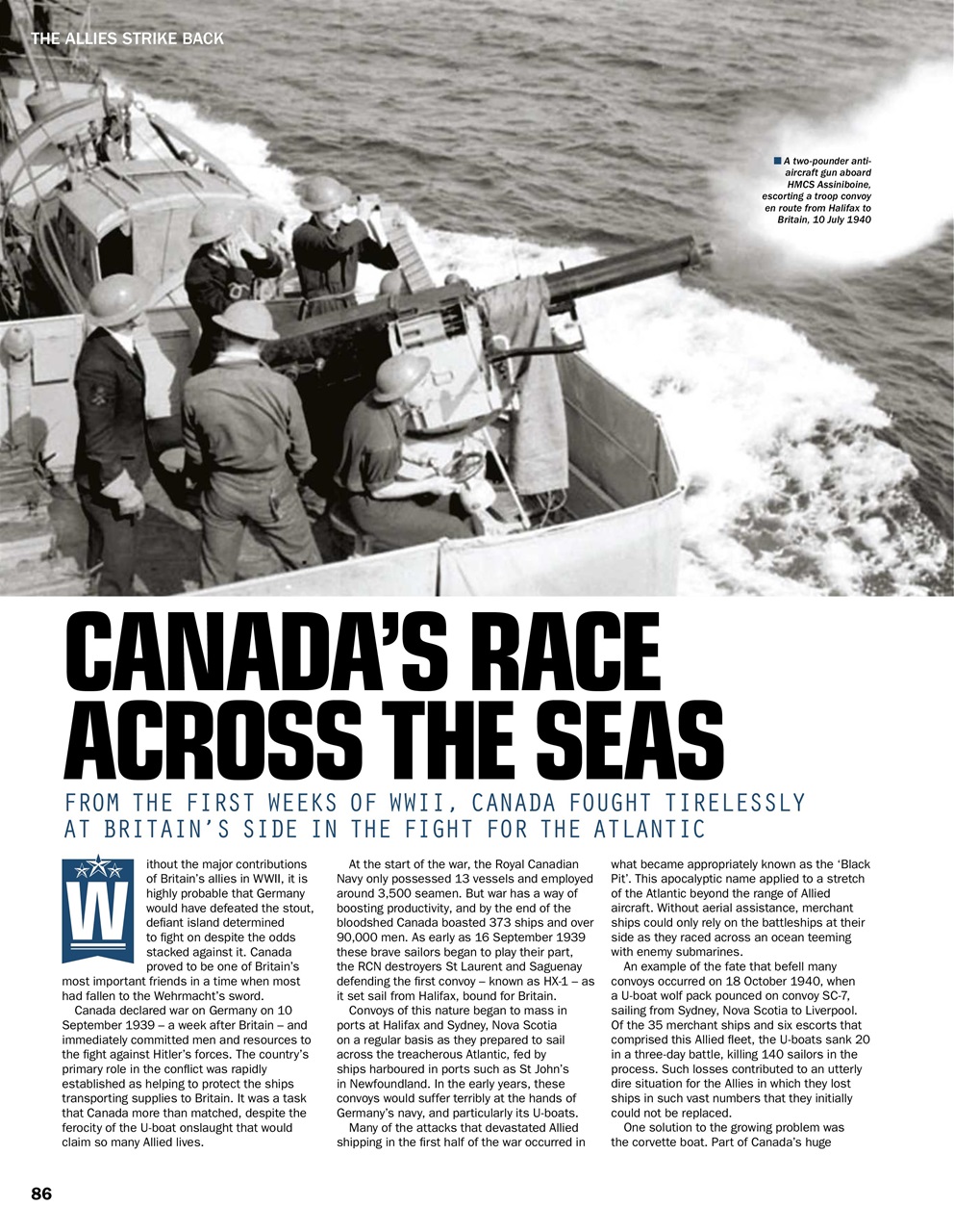 History of War Bookazine Preview Pages