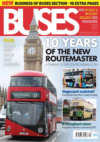 Buses Magazine issue May 2022