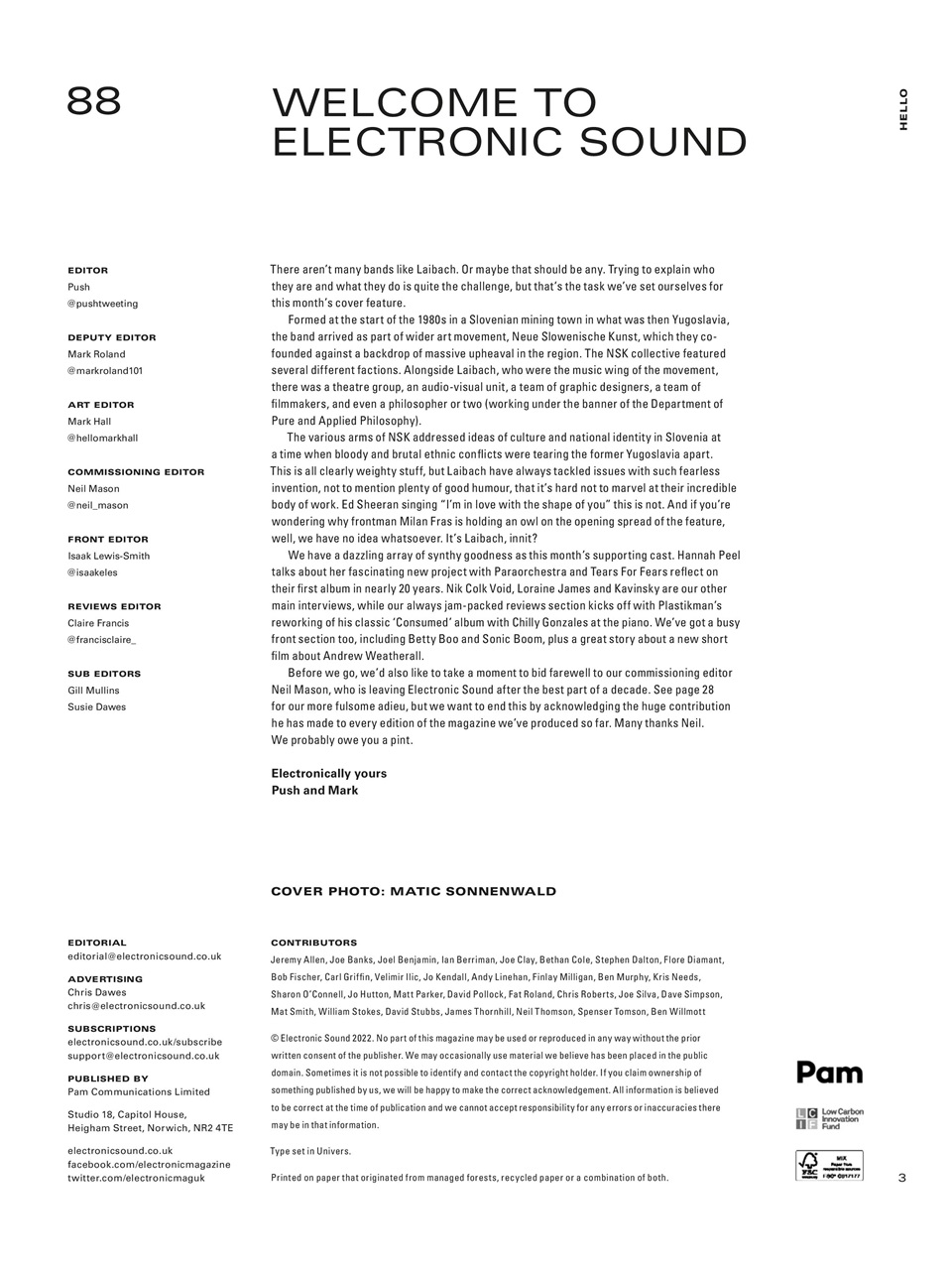 Electronic Sound Preview Pages