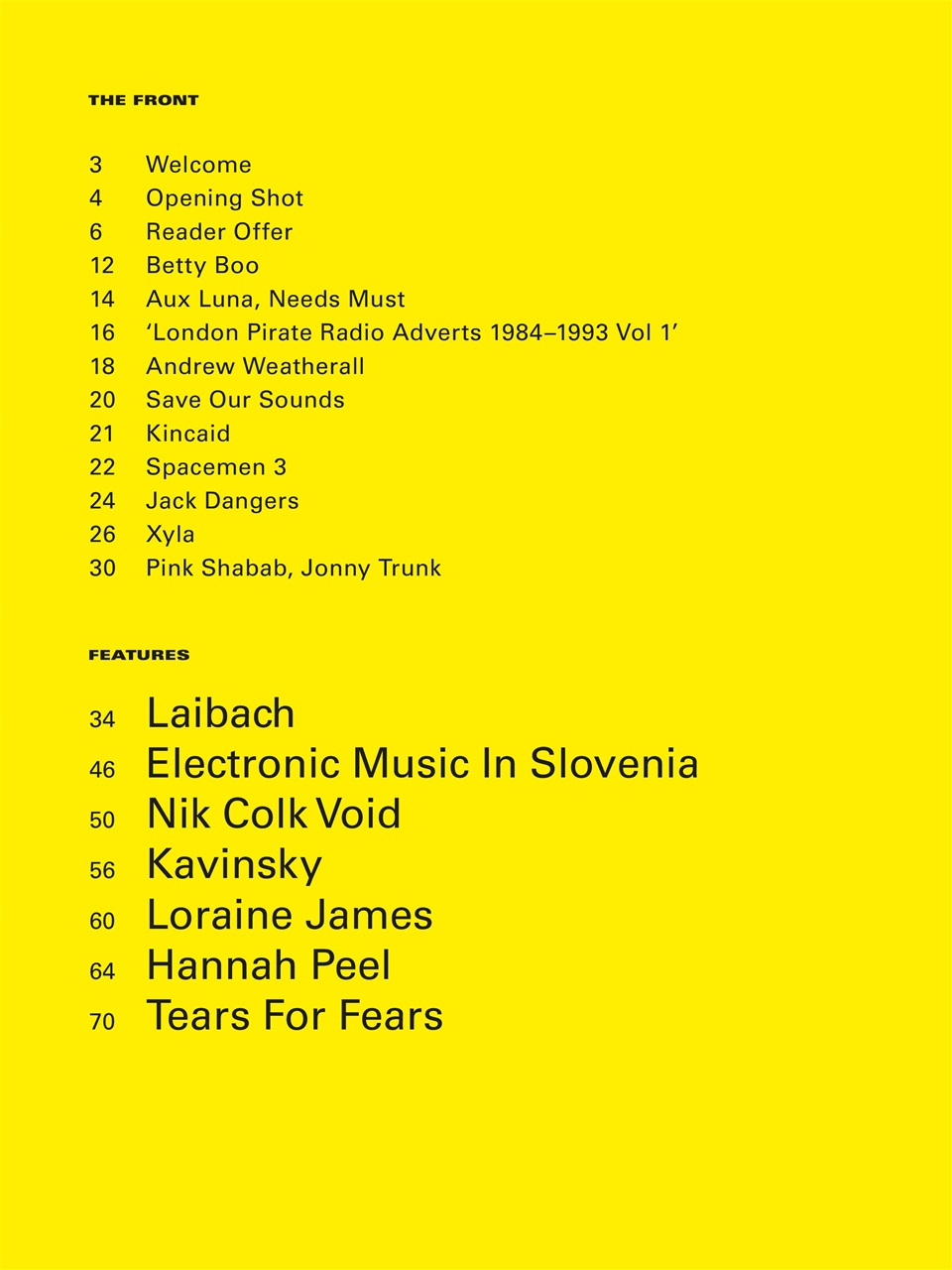 Electronic Sound Preview Pages