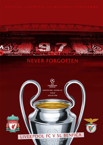 Liverpool FC Programmes issue vs Benfica CL 21/22