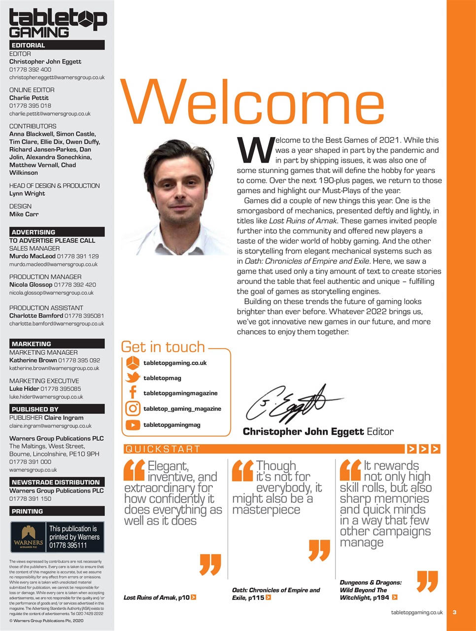 Game Master's Guide Preview Pages